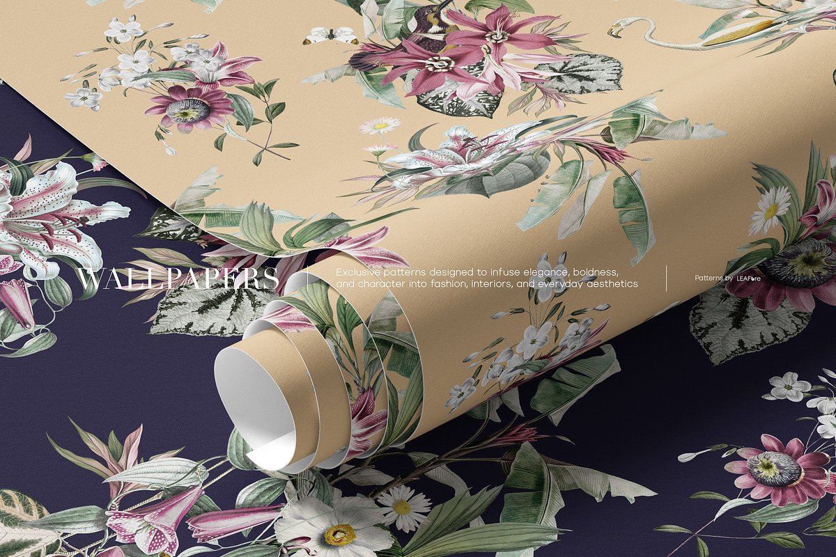 Tropica Pattern And Motifs, a Pattern Graphic by LEAFure (Photo 7 of 9)