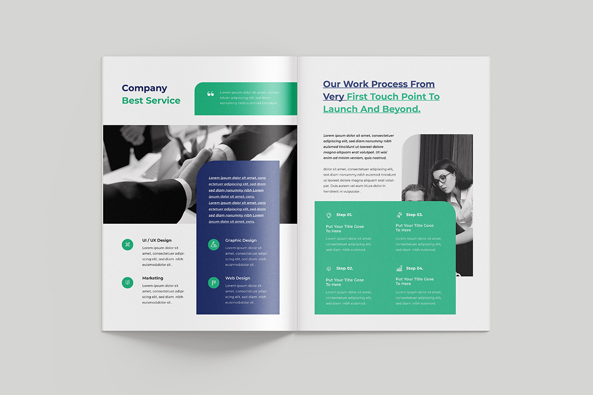 Company Profile Design, a Brochure Template by afsar.hossain (Photo 3 of 6)