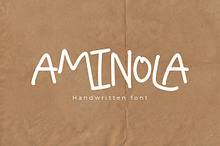 AMINOLA Handwriting Playful Font