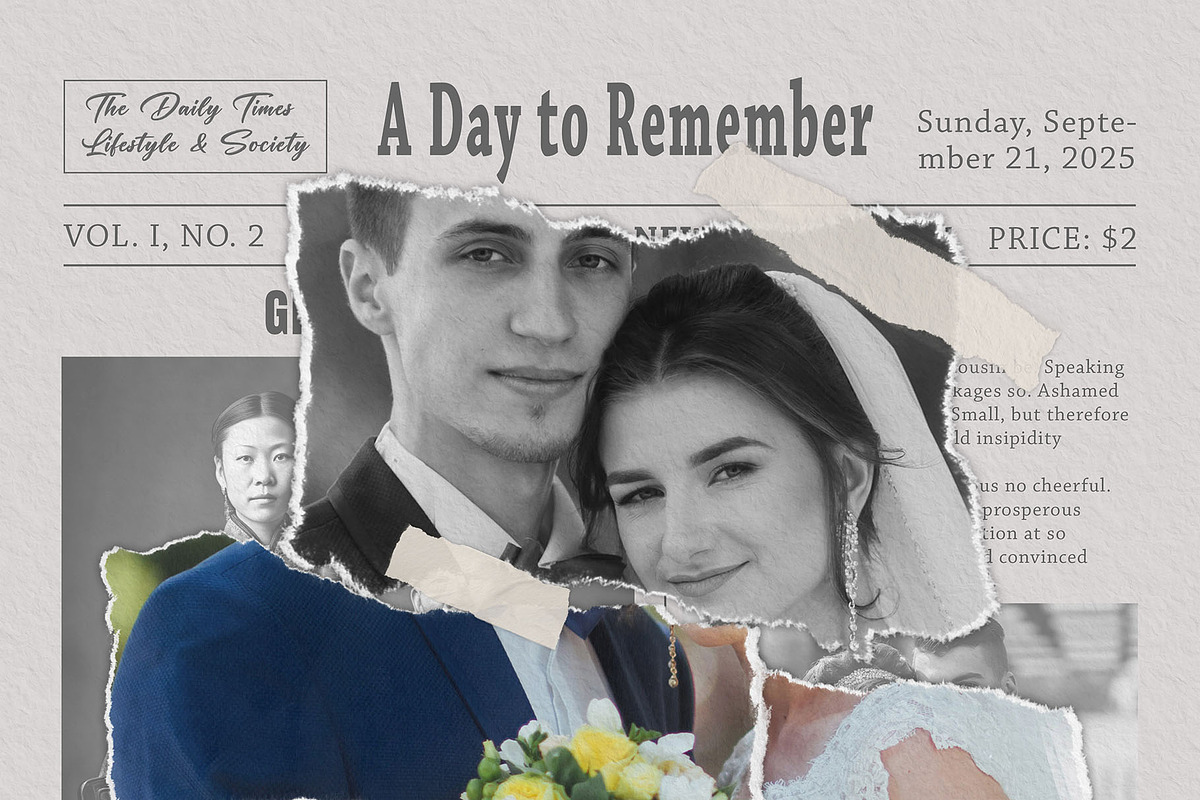 Torn Paper Cut Photo Template, an Action Add-On by MRI STUDIO (Photo 6 of 34)