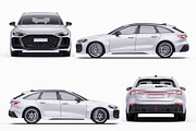 2027 Sport Performance Wagon Set, an Advertising Mockup by Halal Graphic Studio (Thumbnail 11 of 12)