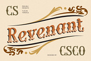 CS Revenant – Tuscan Font, a Sans Serif Font by Craft Supply Co. (Thumbnail 1 of 8)
