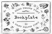 Bookplate — A hand drawn font, a Serif Font by Handy Fonts (Thumbnail 1 of 3)