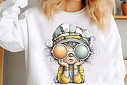 Whimsical Summer Kids Clipart, an Illustration by designcity5 (Thumbnail 4 of 5)