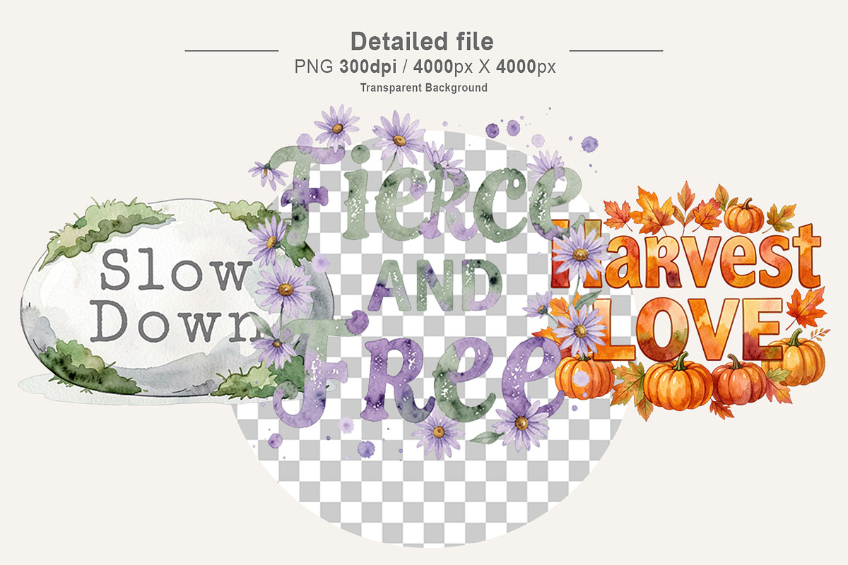Floral Growth Quote Sublimation PNG, an Illustration by Artnoy (Photo 3 of 8)