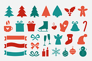 Xmas Icons Clipart | 100% Hand Drawn, a Seasonal Illustration by Anna Studio (Thumbnail 10 of 11)