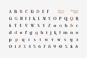 Gimela-Modern Display Font