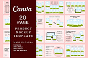 Canva mockup templates, a Stationery Template by LaxmiOwl (Thumbnail 1 of 5)