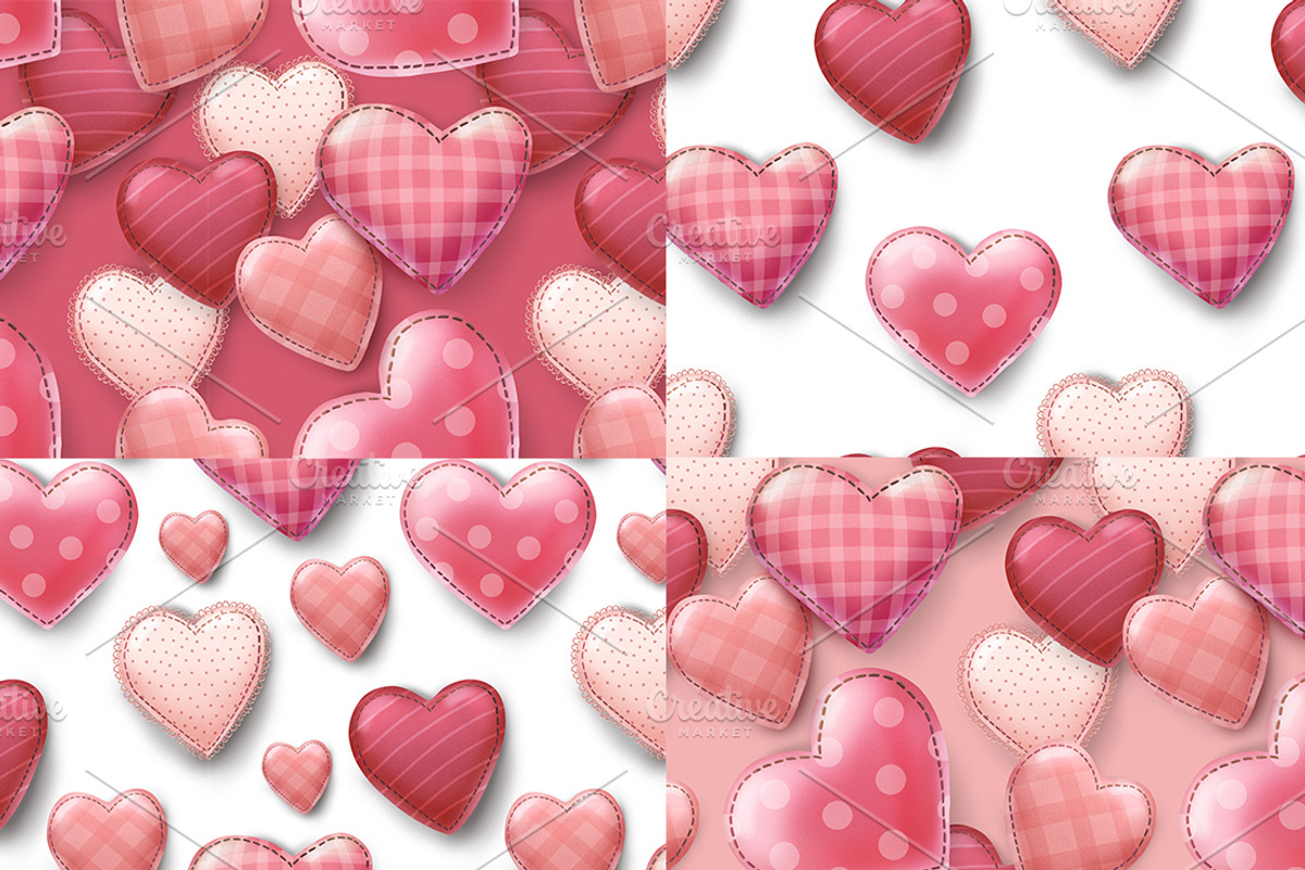 seamless valentines day patterns