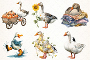 Silly Goose Fall Autumn Bundle, an Illustration by Pixels.Craft (Thumbnail 2 of 7)