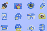 Cyber Security 3D Icon Pack, an Object Graphic by Artnivora.Std (Thumbnail 4 of 4)