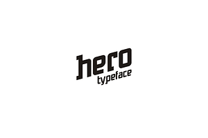 Hero Sans Serif typeface