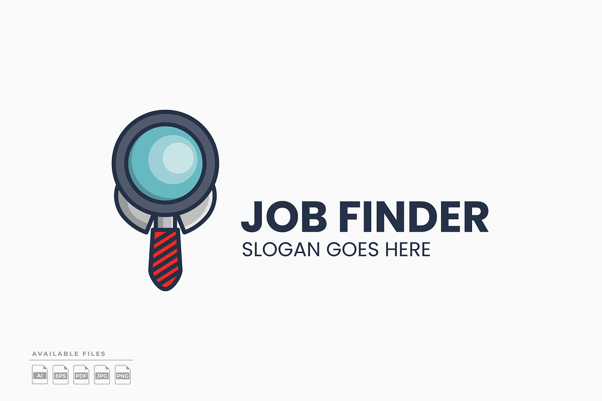 Job Finder Logo, a Branding & Logo Template by Zeer Graphic