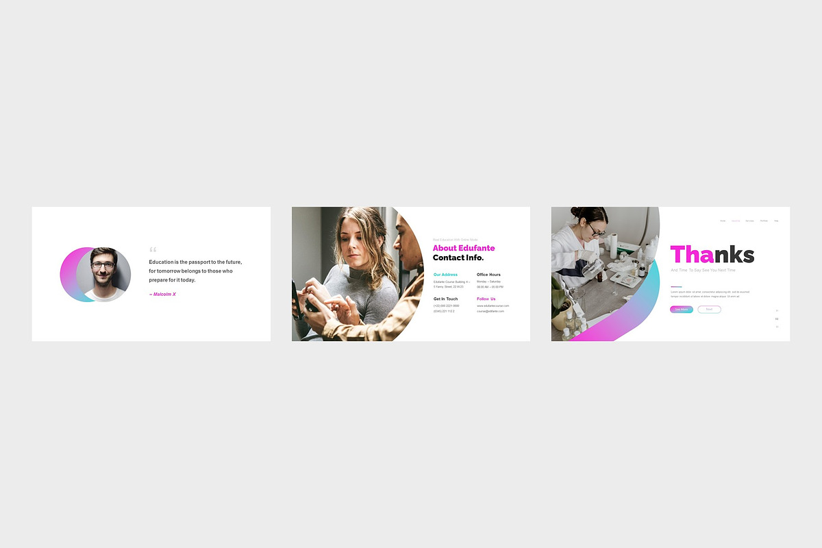 Edufante - Online Course PowerPoint, a Presentation Template by PuriCreative (Photo 5 of 5)