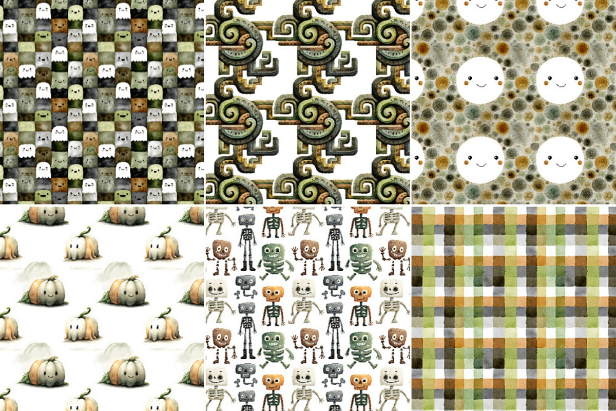 Halloween Baby Shower PNG & Patterns, a Seasonal Illustration by Nicole Branger Art (Photo 13 of 23)