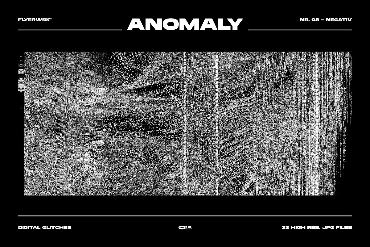 Anomaly - 32 Digital Glitch Textures, a Texture Graphic by FLYERWRK (Photo 7 of 10)