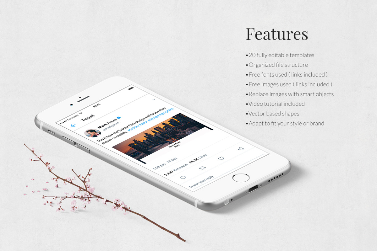 Quotes Twitter Posts, a Social Media Template by Social Corner Graphics (Photo 3 of 7)