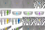 Bundle of 3D Unique Person Concepts, a Person Illustration by sibgat (Thumbnail 3 of 3)