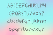 Minimalist Typeface. A Minimal Font, a Sans Serif Font by LuckyDesigner (Thumbnail 2 of 2)