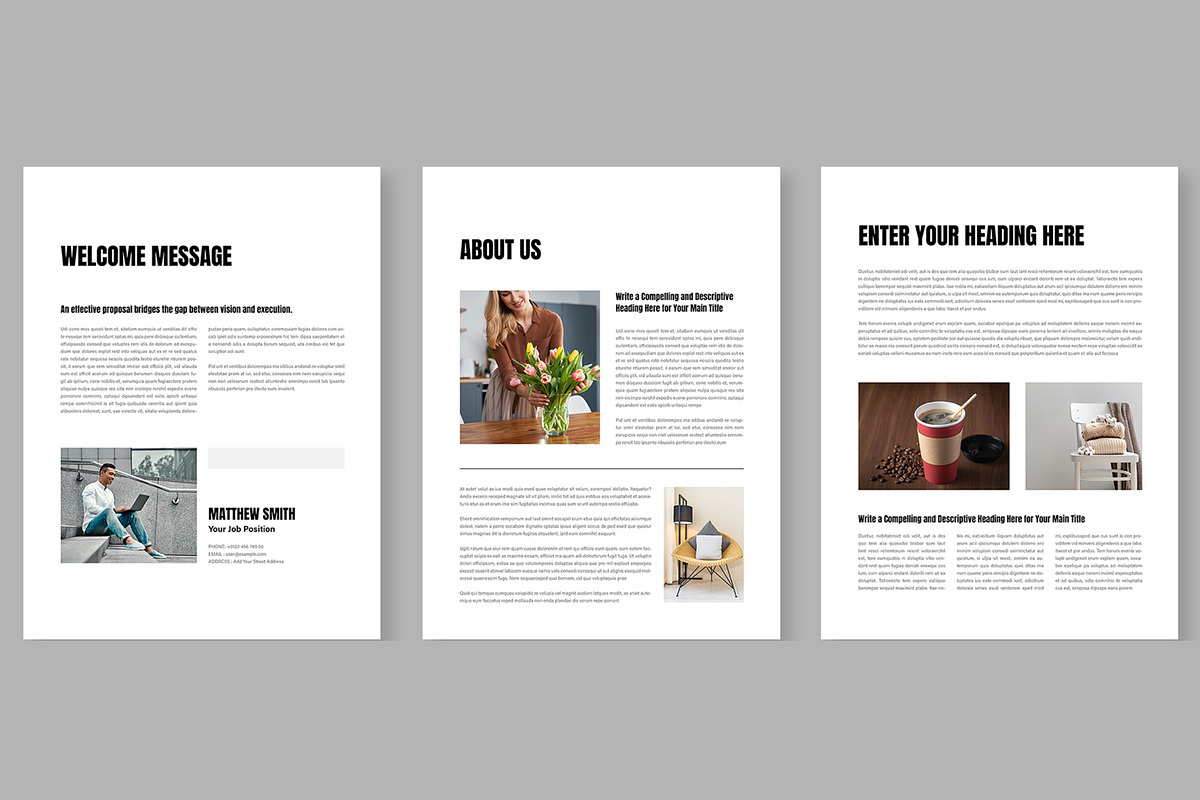 Minimal E-book Layout, an UI Kit Template by ContestDesign (Photo 3 of 7)