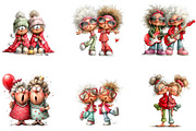 Funny Grandma Best Friends, a Seasonal Illustration by CreationArt (Thumbnail 4 of 5)
