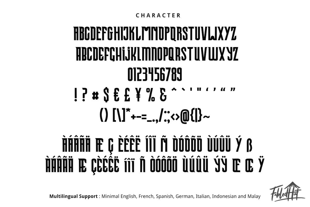 Mozaik Modern Font, a Font by FabledHut (Photo 2 of 5)