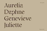MGN Goddes, a Serif Font by Morgana Studio (Thumbnail 2 of 6)