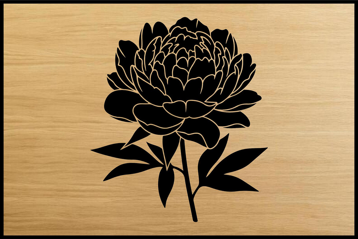 Floral Silhouette Puzzle Bundle, an Object Illustration by Artivon (Photo 2 of 7)