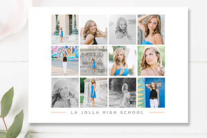 Senior Graduation Announcement Card