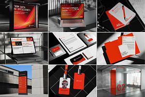 40 Tech & Startup Office Mockups, a Mockup by Vitora Mockup