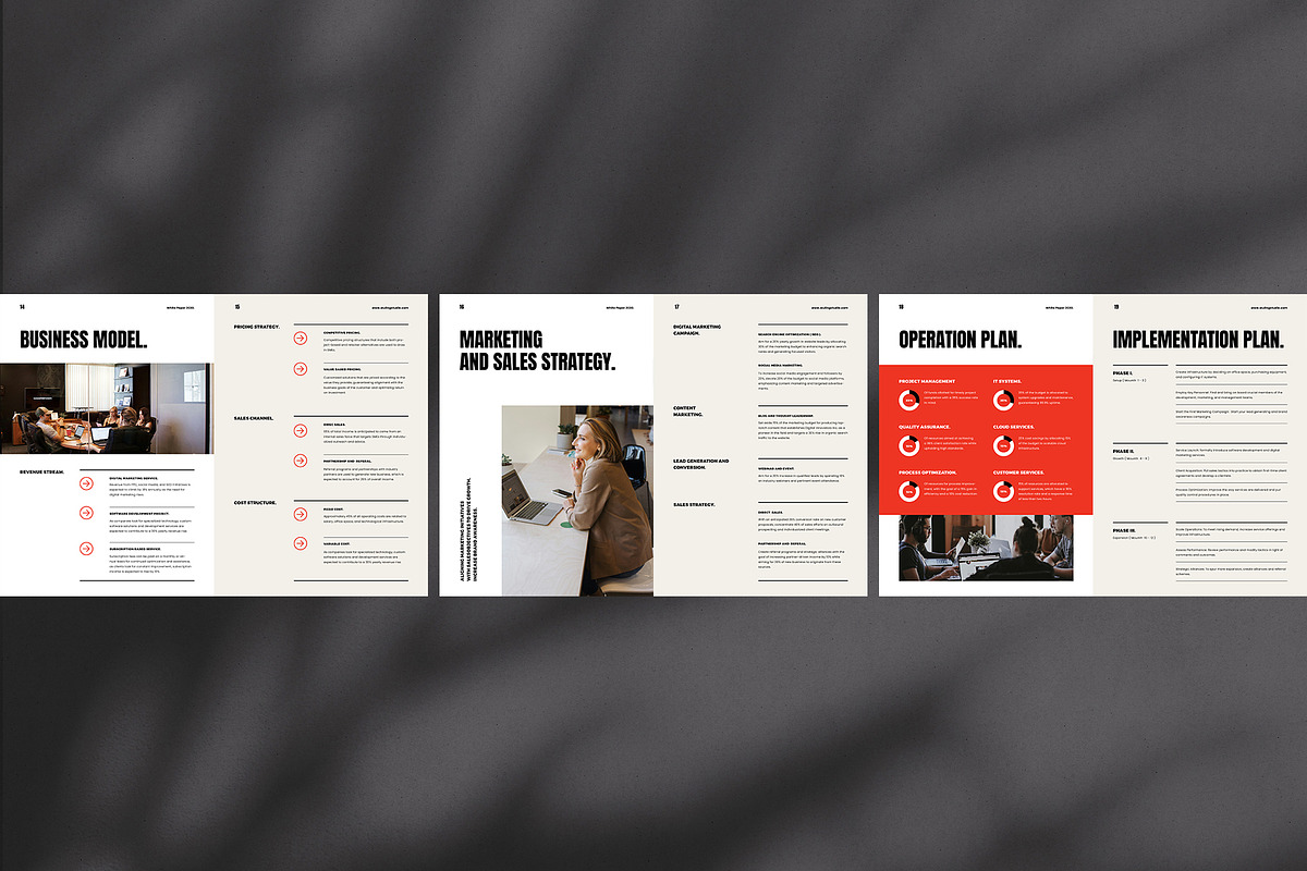 White Paper, a Brochure Template by Occy Design (Photo 5 of 6)