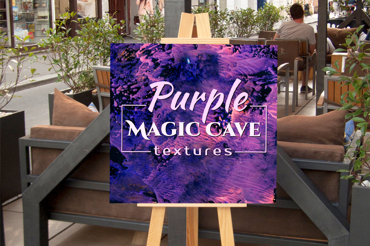 Purple MAGIC CAVE Textures, a Texture Graphic by ekaart (Photo 5 of 9)