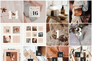 Instagram Calendar Templates Bundle, a Social Media Template by Keikoya (Thumbnail 9 of 18)