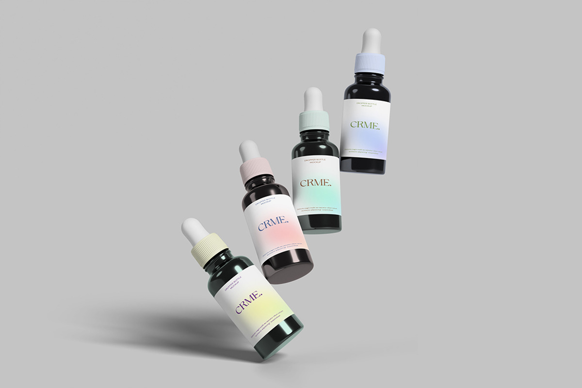 High Quality Dropper Bottle Mockup, a Packaging Mockup by My Code Std (Photo 5 of 6)