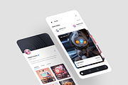 Digi - NFT Marketplace App UI Kit, an UI Kit Template by iDoodle Studio (Thumbnail 2 of 4)