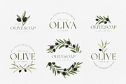 Olive illustrations and logos, an Illustration by Ojeny shop (Thumbnail 6 of 8)