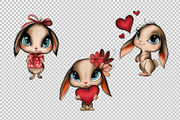 Hand Drawn Bunnies Isolated, an Object Graphic by BazziBa♥ (Thumbnail 9 of 9)