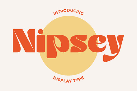 Nipsey - Display Font, a Font by PutraCetol Studio