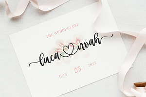 Liya Hary - Lovely Heart Script Font