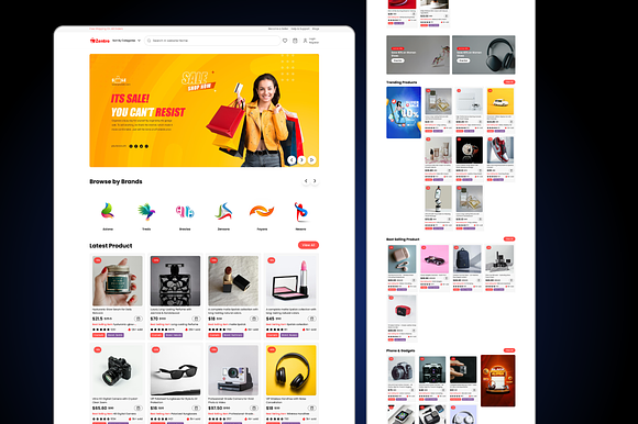 Zentro - Ecommerce Website preview 2