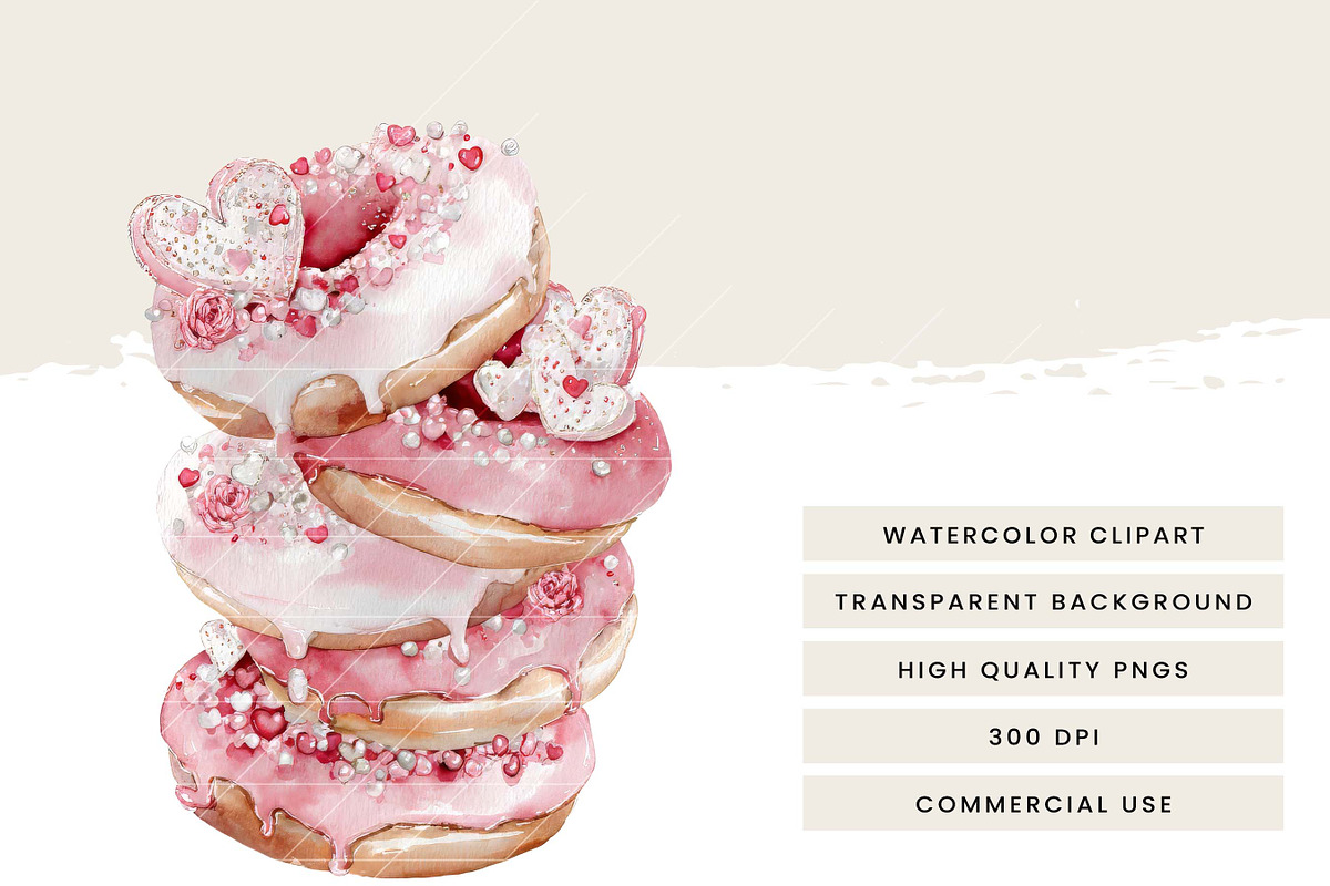 Watercolor Pink Valentines Day, a Seasonal Illustration by Design Scotch (Photo 7 of 8)
