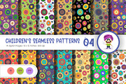 Cute Baby Seamless Patterns 04., a Texture Graphic by KENO Mascots (Thumbnail 1 of 5)