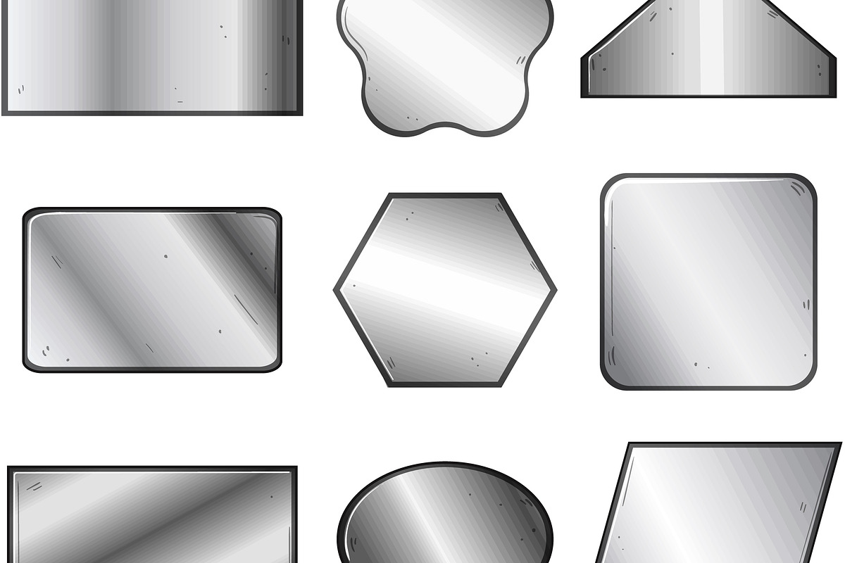 Collection of metal blank banners, an Object Graphic by pikepicture (Photo 3 of 3)