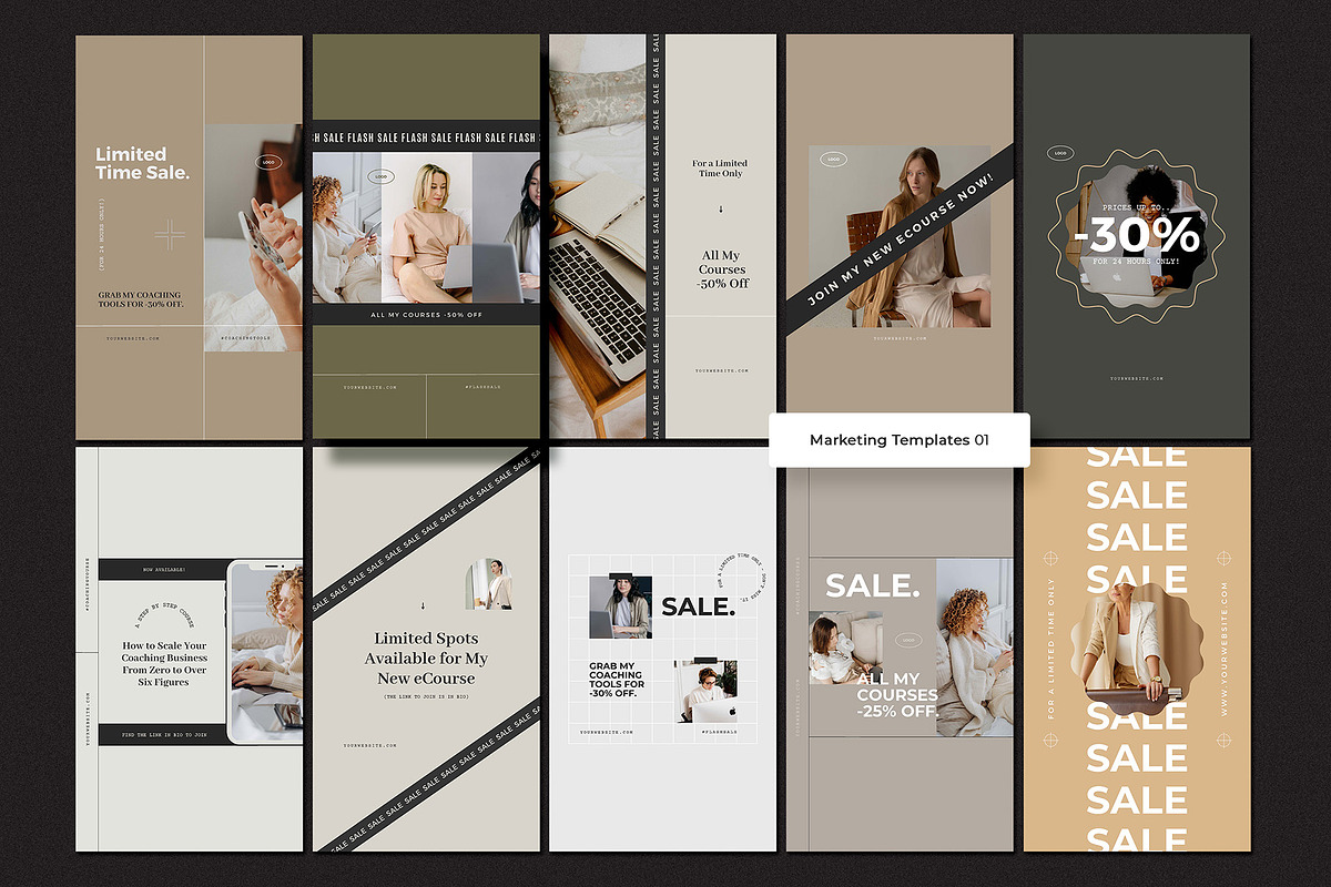 Elegant Coaching Social Media Kit, a Social Media Template by AndrewPixel (Photo 12 of 31)