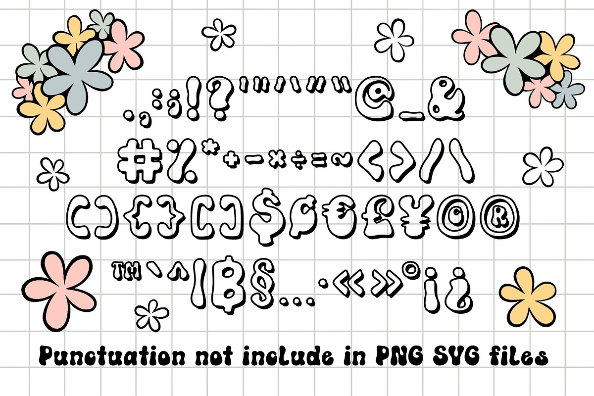 Vibe Shadow OTF PNG SVG, a Symbol Font by DREAMs Soul G. (Photo 3 of 4)