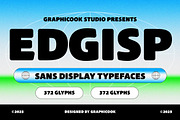 Edgisp, a Sans Serif Font by graphicook (Thumbnail 1 of 10)