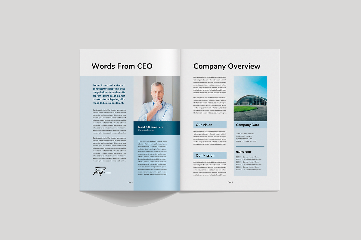 Capability Statement Brochure, a Brochure Template by Leaflove (Photo 3 of 10)