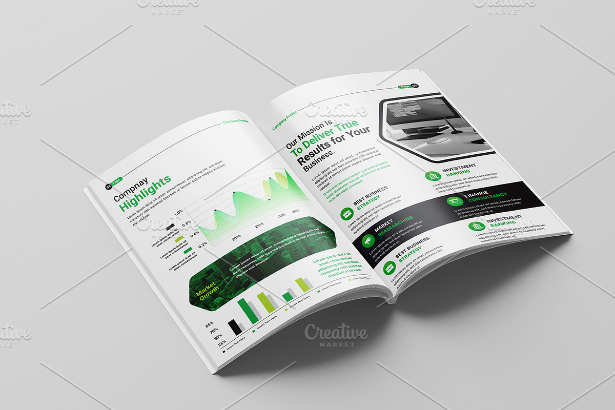 multipurpose business brochure, a Brochure Template by gstudiovect21 (Photo 8 of 12)