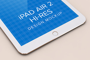 iPad Air Design Mockup