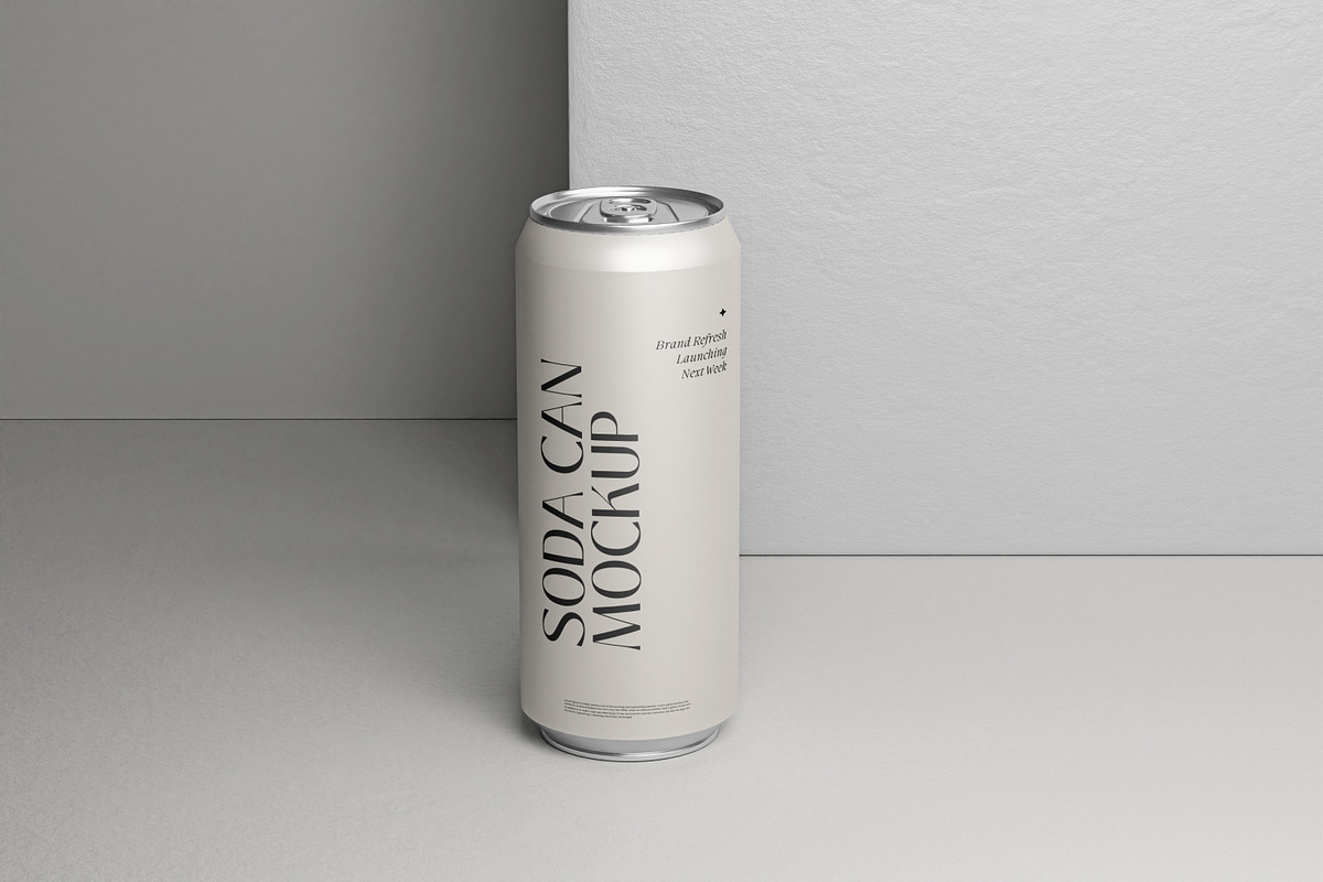 High Quality Soda Can Mockup Set, a Product Mockup by Graphic_world89 (Photo 5 of 5)
